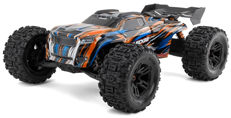 Traxxas Sledge RTR 6S 4WD Electric Brushless 1/8 Monster Truck (Orange) w/Belted Sledgehammer Tires & TQi 2.4GHz TSM Radio