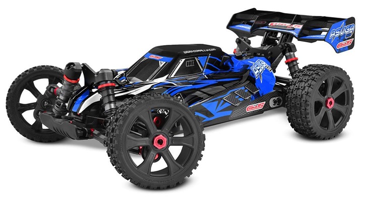 Corally Asuga XLR 6S 4WD Brushless Large Scale RTR Buggy (Blue) w/2.4GHz Radio