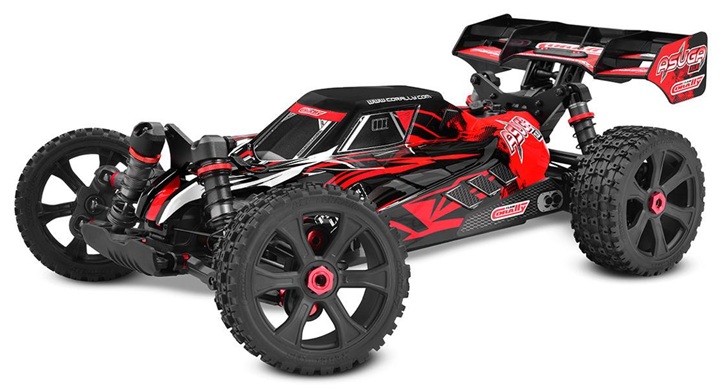 Corally Asuga XLR 6S 4WD Brushless Large Scale RTR Buggy (Red) w/2.4GHz Radio