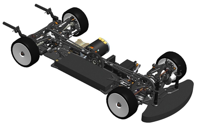 Serpent Medius X25 EP 4WD 1/10 On-Road Touring Car Kit (Carbon Chassis)