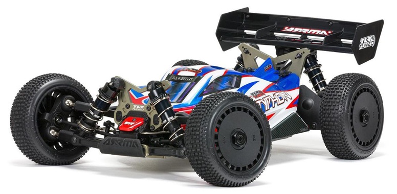 Arrma Typhon 6S "TLR Tuned" 1/8 4WD RTR Buggy (Red/Blue)