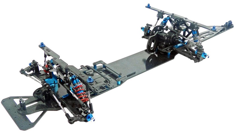 Custom Works Patriot V2 1/10 Electric Drag Race Chassis Kit