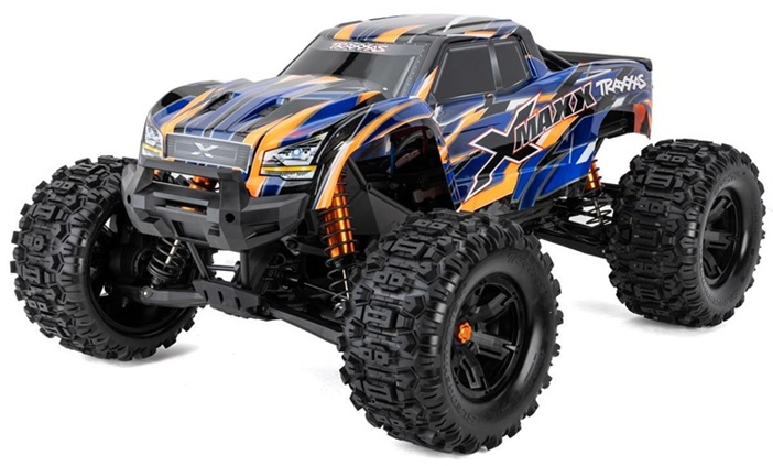 Traxxas X-Maxx 8S 1/6 4WD Brushless RTR Monster Truck (Orange) w/2.4GHz TQi Radio, TSM & Belted Tires