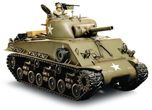 Tamiya 1/16 M4 Sherman 105mm Howitzer "Full Option" Radio Control Tank Kit
