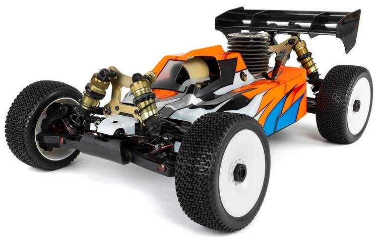 Serpent SRX8 RTR 1/8 Nitro Buggy w/2.4GHz Radio & .21 Pull-Start Engine