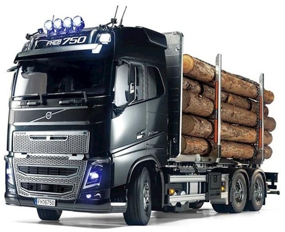 Tamiya 1/14 Volvo FH16 Globetrotter 750 6x4 Timber Truck
