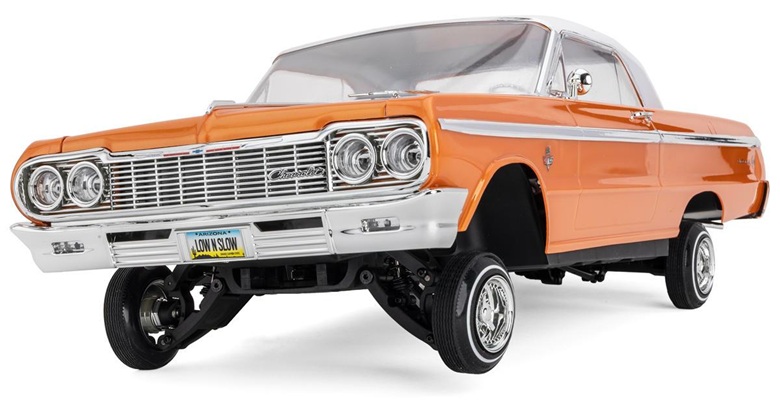 Redcat SixtyFour Chevrolet Impala 1/10 RTR Scale Hopping Lowrider (Orange/White) w/2.4GHz Radio