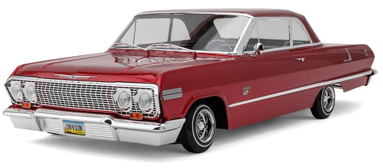 Redcat SixtyThree Chevrolet Impala 1/10 RTR Scale Hopping Lowrider (Red) w/2.4GHz Radio, Battery & Charger
