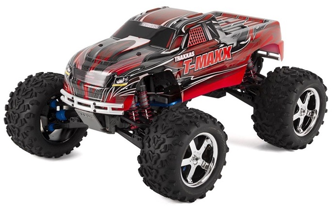 Traxxas T-Maxx 3.3 4WD RTR Nitro Monster Truck (Red) w/TQi, TSM, Telemetry, Battery & DC Charger