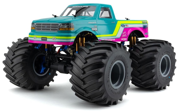 JConcepts Reactor Stage 2 "Wolf" 1/10 Electric 4x4 Monster Truck Kit (Classic) (10.75" Wheelbase)