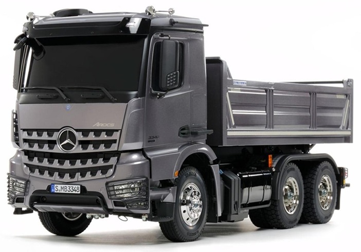 Tamiya 1/14 Mercedes-Benz Arocs 6x4 Tipper Electric Semi-Truck Kit