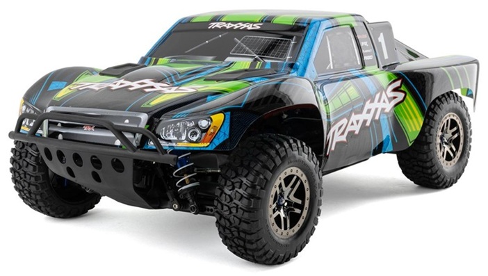 Traxxas Slash 4x4 "Ultimate" VXL Brushless RTR 4WD Short Course Truck (Green) w/TSM & TQi 2.4GHz Radio