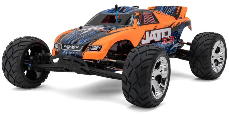 Traxxas Jato 3.3 2WD RTR Nitro Stadium Truck w/TQi (Orange) 2.4GHz, Telemetry, TSM, Easy Start & Charger
