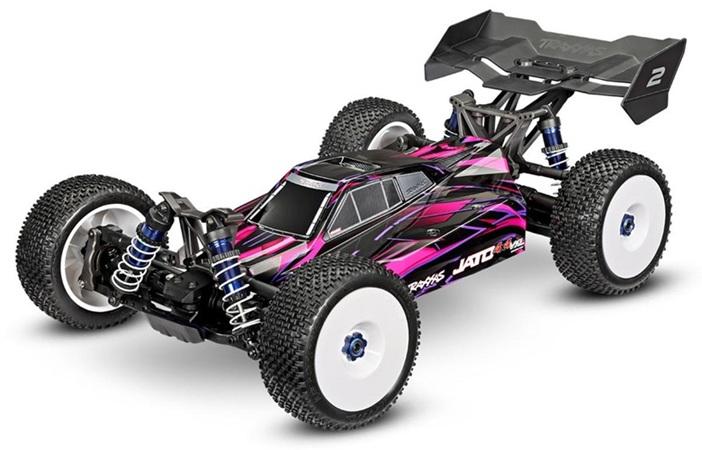 Traxxas Jato® 4x4 VXL 1/8 Brushless Electric Racing Buggy (Pink) w/TQi 2.4GHz Radio