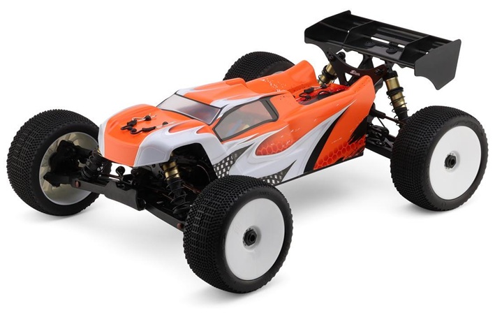 Serpent SRX8Te 1/8 Off-Road RTR 4x4 Electric Brushless Truggy (Orange) w/2.4GHz Radio