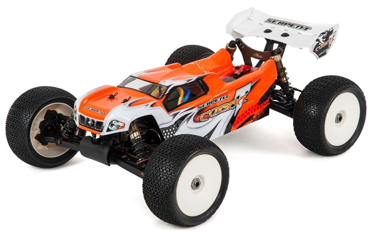 Serpent S811T-E "Cobra E" RTR 1/8 4WD Electric Truggy (Orange) w/2.4GHz Radio
