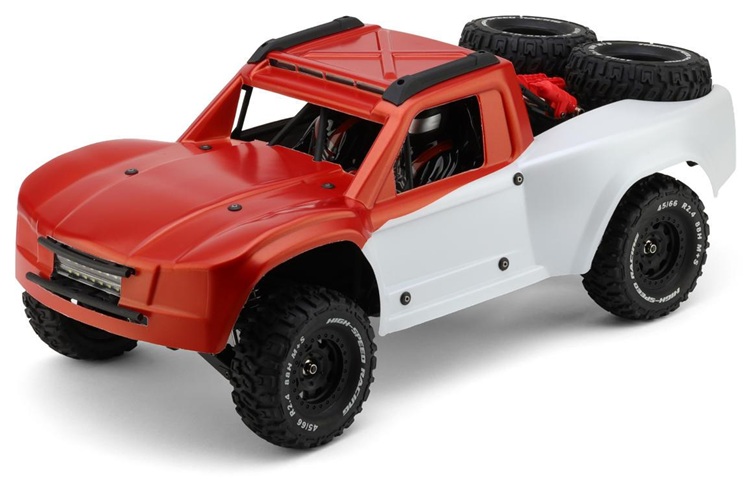 UDI RC Sierra Max 1/10 All-Terrain Brushless 4x4 Short Course Desert Truck (Red/White) w/2.4GHz Dumbo RC Transmitter