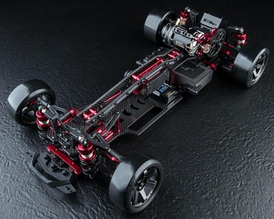 MST RMX 4 GT 1/10 RWD Electric Competition Drift Car Kit (Red) (No Body)