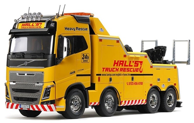 Tamiya 1/14 Volvo FH16 Globetrotter 750 8x4 Tow Truck Kit