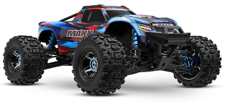 Traxxas Maxx® Ultimate 1/10 4WD Brushless RTR Monster Truck (Blue) w/TQi™ 2.4GHz Radio & TSM®