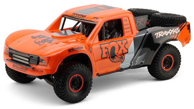 Traxxas Unlimited Desert Racer UDR 6S RTR 4WD Race Truck (Fox) w/LED Lights & TQi 2.4GHz Radio