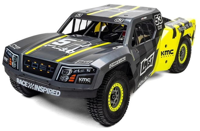 Losi 5IVE-TG 3.0 1/5 4WD RTR Gas Desert Truck (Grey/Yellow) w/2.4GHz Radio & 35.2cc Gasoline Engine